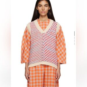 Henrik Vibskov Off-White Half Vest - XL